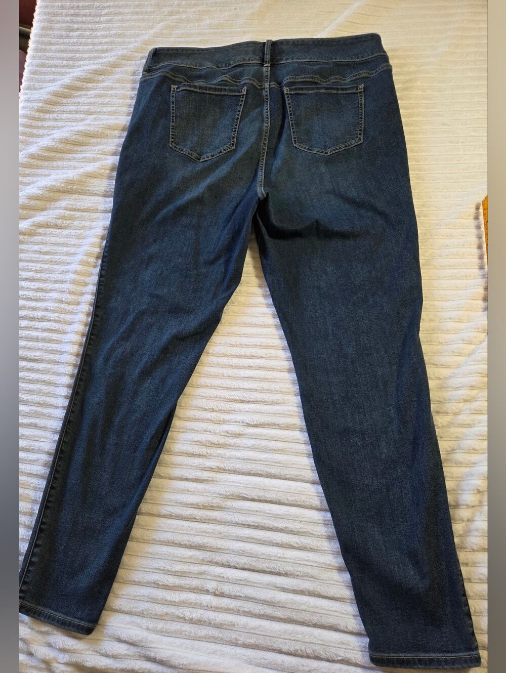 Torrid Denim First at Fit Dark Wash Straight Leg Jeans Size 22T Tall Stretch - Picture 4 of 14